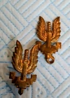 Two Rare Vintage Belgian Paratroopers 5th SAS Badge. No Motto. World War 2