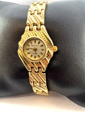 Pierre Nicol Womens Vintage Gold Plated Bracelet Watch