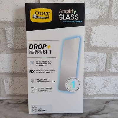 Otter Box Amplify Glass Blue Light Guard iPhone 14 Plus iPhone 13 Pro Max