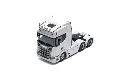 MASDI 1/64 Scale SCANIA R500 Truck Tractor White Diecast Model Toy Gift