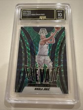 2024-25 Panini Mosaic - Elevate Nikola Jokić #20 Green Mosaic Prizm