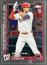 DYLAN CREWS 2025 TOPPS CHROME UPDATE #USC190 RC NATIONALS