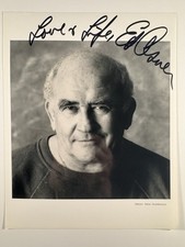 Ed Asner Signed 8x10 Promo Photo Autograph Inscribed Lou Grant Mary Tyler Moore