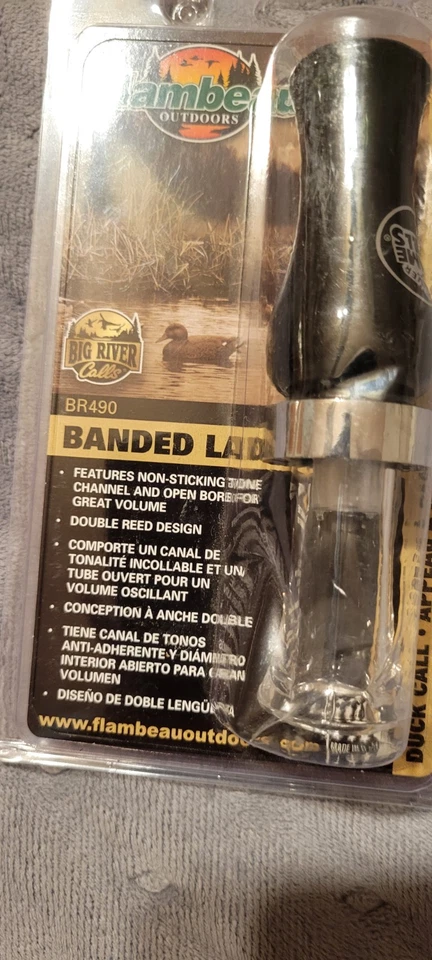 Big River - Banded Lady - Polycarbonate Double Reed Mallard Duck Call - BR490 - Image 4 of 4