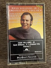 Hank Williams Jr Greatest Hits Volume 2 Cassette, 1972, Polygram 