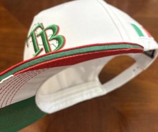 MLB Baseball Tampa Bay Rays Rare Italy Italian Heritage Event Promo SnapBack Hat