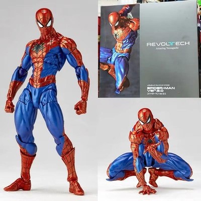 Kaiyodo Revoltech Amazing Yamaguchi Spider-Man Ver.2.0 Action Figure PVC Gifts