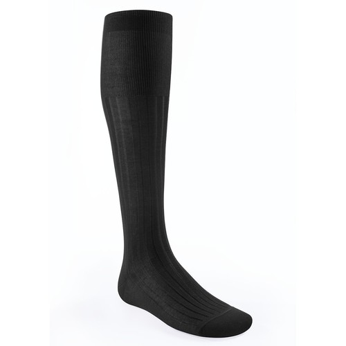 3 Paia calzini lunghi coste derby da uomo cotone filo di scozia Dublo  CD0338S - Afbeelding 2 van 25
