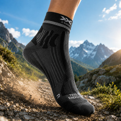 X-Socks Laufsocken Damen Trail Run Energy 4.0 schwarz Sportsocken