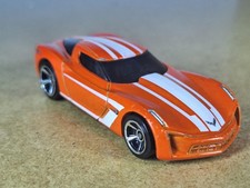 hot wheels 2009 corvette stingray concept orange loose used good condition