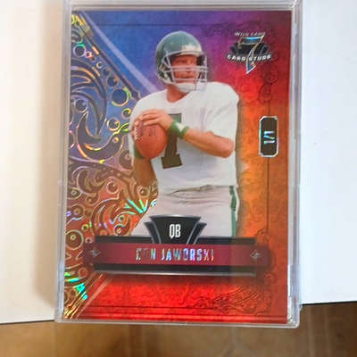 #ad Wild Card 2026 Card Studs Combo Flourishes Ron Jaworski Eagles #7CDL RJ $25.00