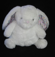 Just One You Plush White Bunny Floral Ears Baby Lovey 2022 Style 68284 Carters
