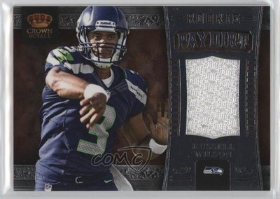 2012 Crown Royale Rookie Paydirt Materials 135/149 Russell Wilson #30 RC 0i1b