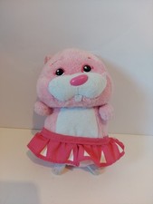 Zhu Zhu Pets Jilly Plush Mini Hamster Doll 6" 2010 Pink No Sound Rare HTF