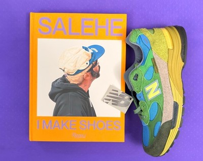 New Balance 992 ''Calm be the Crater'' Salehe Bembury 43 + Gratis Buch Book