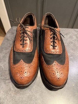 Allen Edmonds Oxford Saddle Leather Suede Lace Up Shoes. ALLEN EDMONDS Strandmok Cap Toe Oxford shoes 9.5 D brown  main image 2