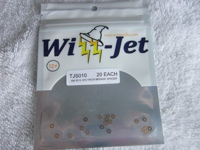 WIZZARD .066 ID X .005 THICK BRONZE SPACER 20 EACH TJS010
