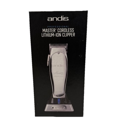 #ad Andis Professional Master Cordless Lithium Ion Silver Clipper BRAND NEW Sealed $150.00