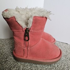 Koolaburra by UGG Aribel Boots Pink Ankle Zip Size 6 Toddler