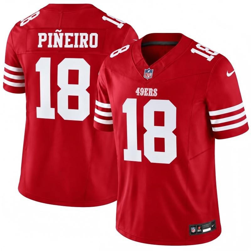 Eddy Pineiro 49ers Scarlet Stitched Jersey