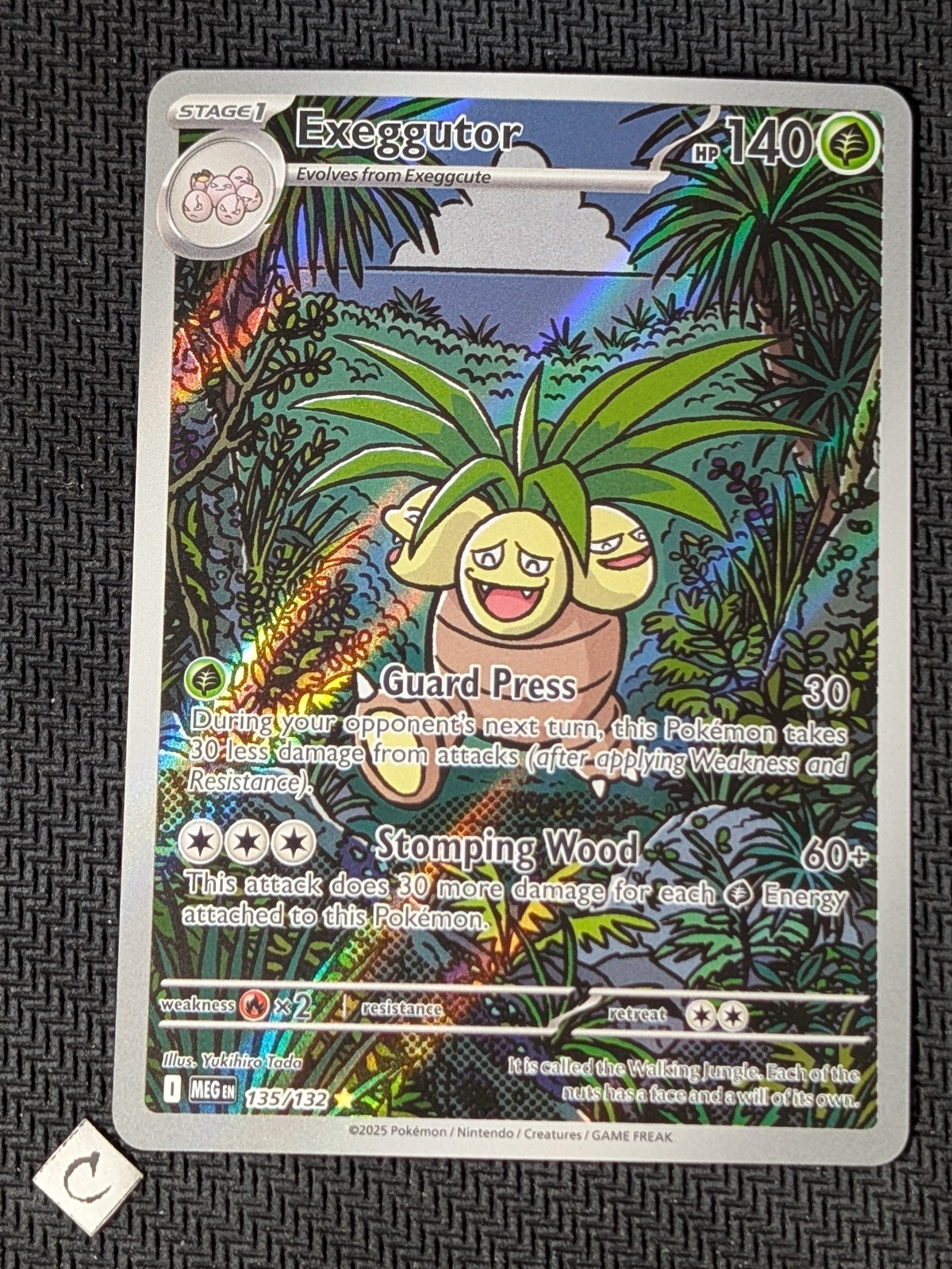 Exeggutor 135/132 - Mega Evolution Illustration Rare Pokemon TCG NM