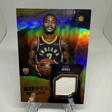 Kam Jones RC 2025 Topps Ripper Relic Patch Indiana Pacers