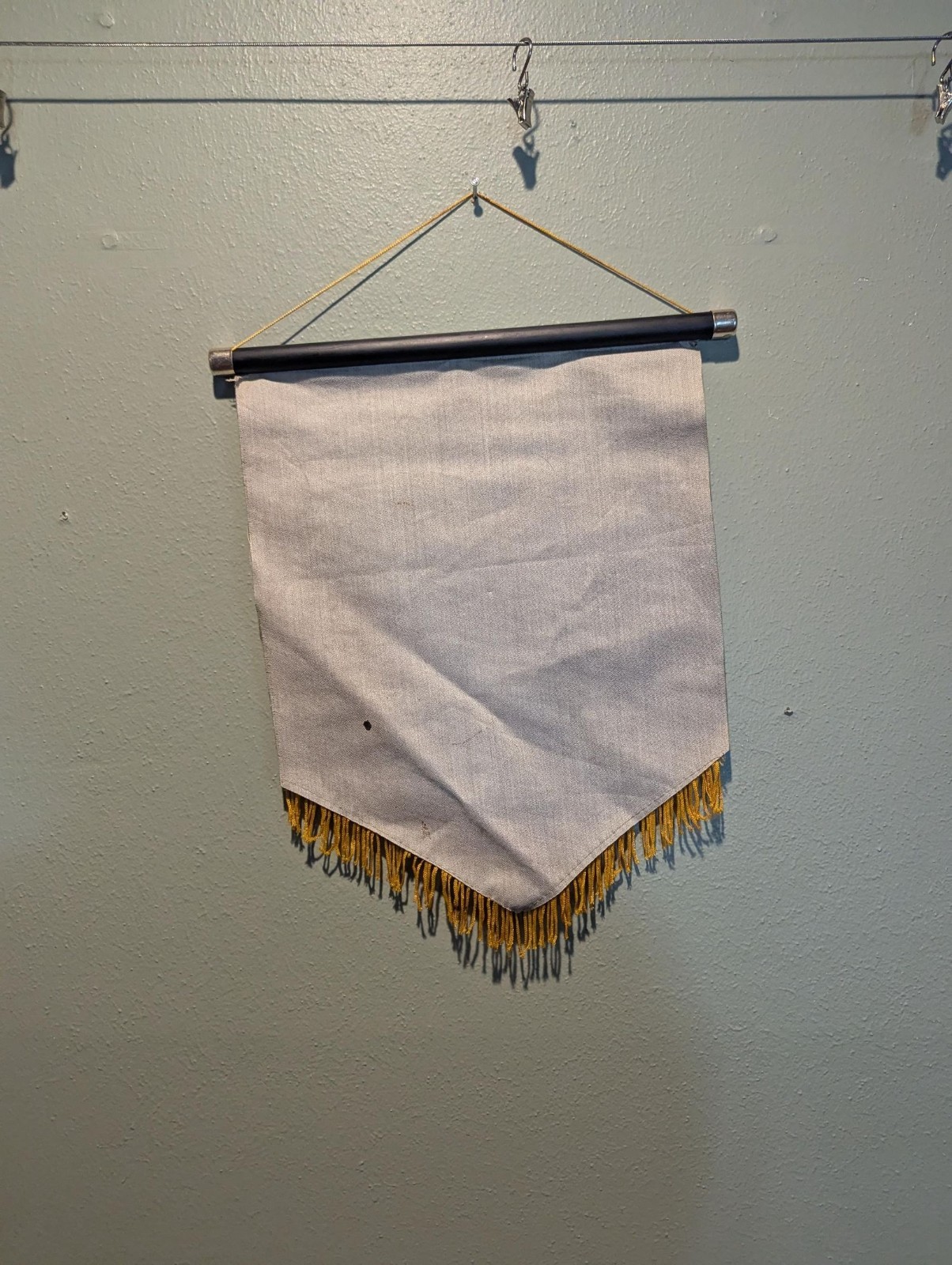 Vintage 1960s Tennessee Velvet Fringe Banner Tourist Wall Hanging Decor State