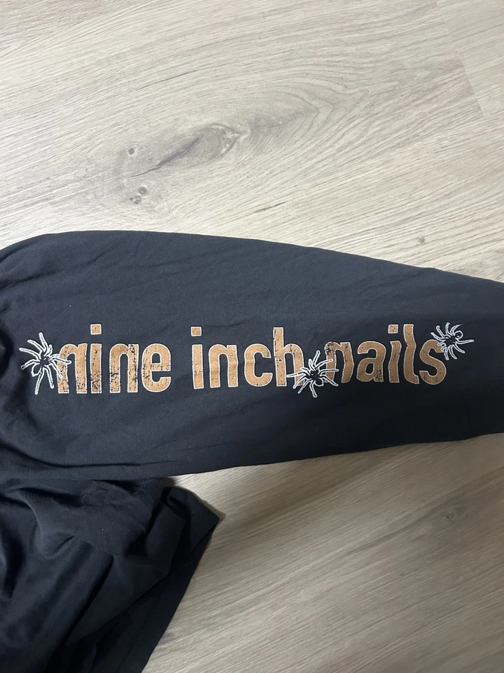 Nine Inch Nails and Marilyn Manson Vintage 1994 Concert Long Sleeve Shirt Sz 2X - Image 3 of 4