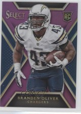 2014 Panini Select Rookies Purple Prizm /25 Branden Oliver #140 Rookie RC
