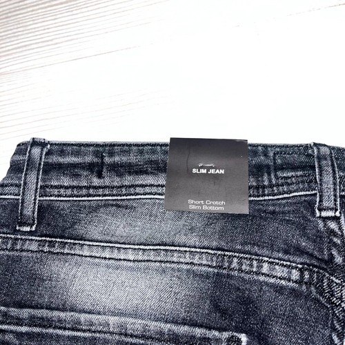 Dsquared2 Evergreen Jeans Men's Size 31x34 Black Denim Faded Distressed Slim Fit - Picture 13 of 21