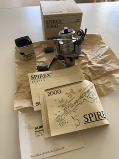 NOS NIB. Vintage Shimano Spirex 2000 (SR 2000F) Spinning Reel. Absolutely Mint.