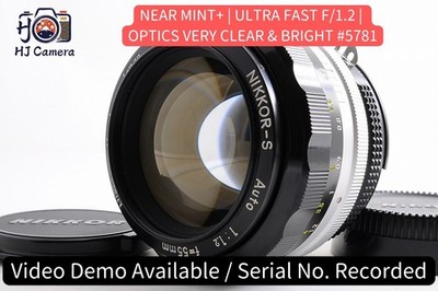 [NEAR MINT+] Nikon AI Nikkor-S Auto 55mm f/1.2 MF Fast Prime F Mount Japan