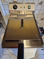 Friteuse Edelstahl Elektro Fritteuse 230 V Kapazität 16 L Kaltzone 3500 W