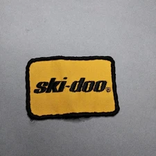 Ski-Doo Snowmobiles Gold Black 2x3" Patch