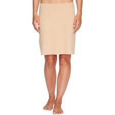 Commando Woman's True Nude Seamless Half Slip Shapewear Skirt Pullon Size L/XL