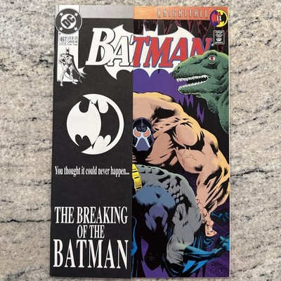 Batman #497 Bane breaks Batman s Back NM Direct Edi 1st Print Knightfall Part 11
