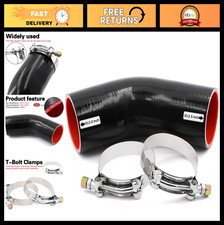 2.5 Silicone Coupler 45 Elbow Hose - 4-ply 5mm Thick 4 Legs 2 T-bolt Clamp 2.5 Silicone Coupler 45 Elbow Hose - 4-ply 5mm Thick 4 Legs 2 T-bolt Clamp