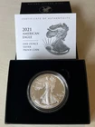 2021-W Proof $1 Type 2 American Silver Eagle Box, OGP & COA