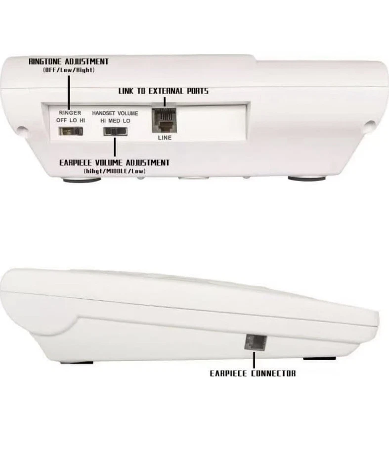 Teléfono de botón grande con timbre extra fuerte, nuevo en caja ancianos con discapacidad visual, fotos Foto 3 de 4