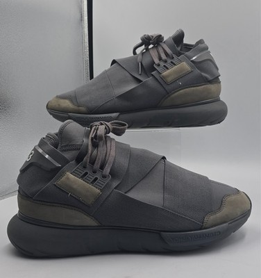 Adidas Y-3 Qasa Yohji Yamamoto Men's 10 Vista Grey High Top Athletic Sneakers