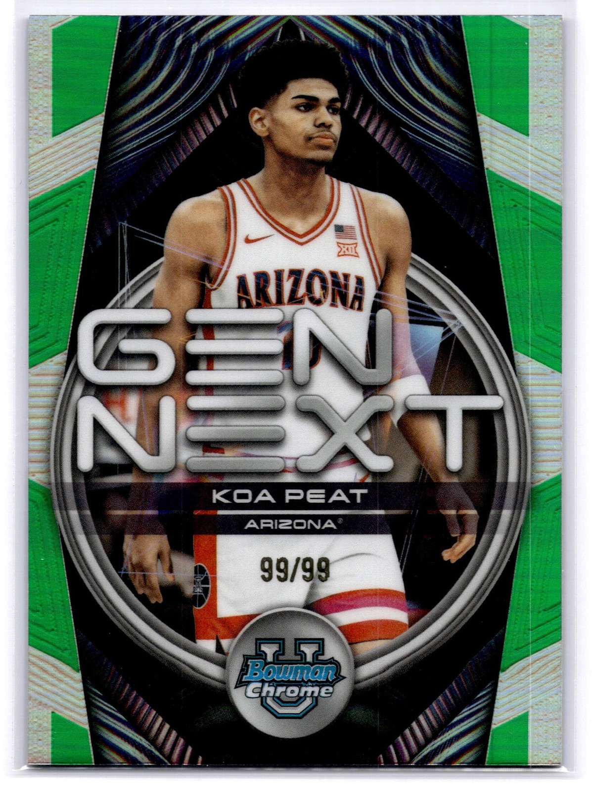 2025-26 Bowman #GN-3 Koa Peat Gen Next Green 99/99 Last on Print