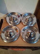 4 Orginal Chevy Rally Crome Bullet Center Capps 4 Orginal Chevy Rally Crome Bullet Center Capps