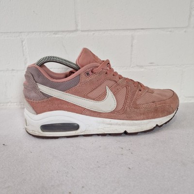 nike air max command grey and pink trainers
