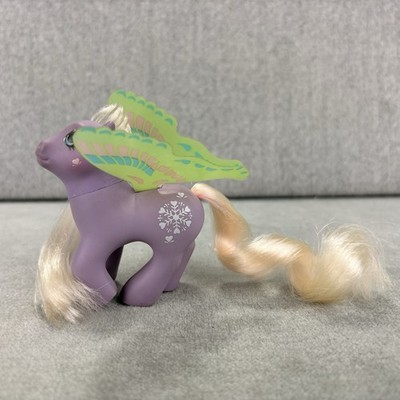 Vintage My Little Pony G1 Windy Wing Ponies FLURRY 1988 Snowflake VTG MLP Summer
