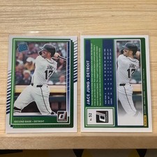 2025 Donruss Baseball Base #52 Jace Jung - Detroit Tigers RC P1