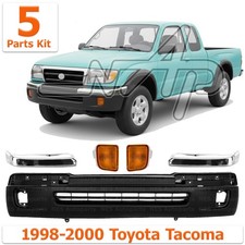 For 1998-2000 Toyota Tacoma Front Bumper Textured With Turn Signal Lamps Kit