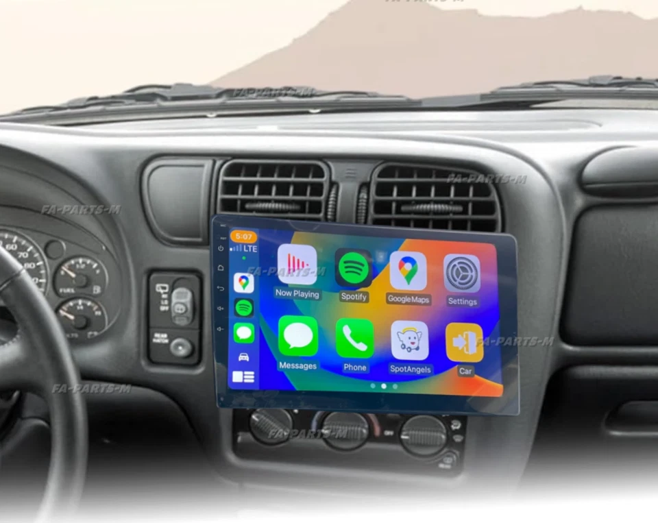 For Chevrolet S10 2000-2004 Carplay Android14 Car Stereo Radio GPS NAVI 4+64G Foto 4 de 4