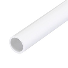 PVC Rigid Round Pipe 9mm ID 11mm OD 350mm White High Impact