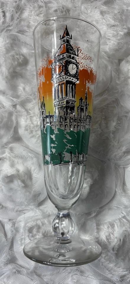 Juego de 2 vasos Pilsner vintage de diseño Big Ben coleccionables  Foto 4 de 4