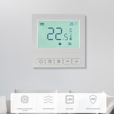 Digital Thermostat Raum Thermostat Fußbodenheizung Wandheizung Led-anzeige Weiß